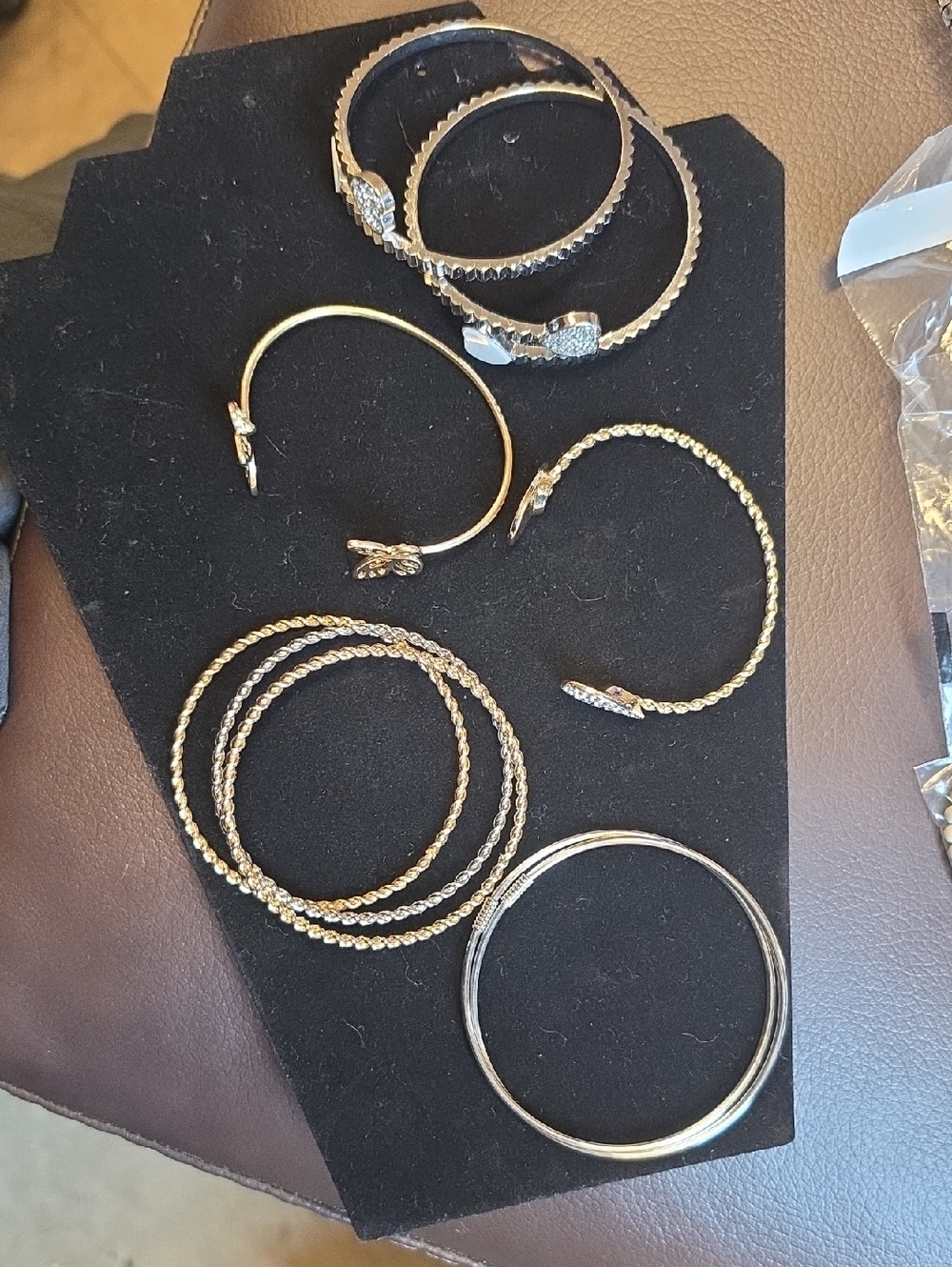 Gold And Silver Tone Women’s Bracelets-